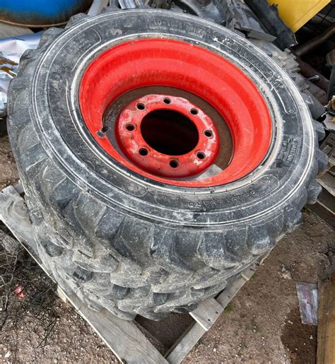 used skid steer rims|10x16.5 skid steer rims.